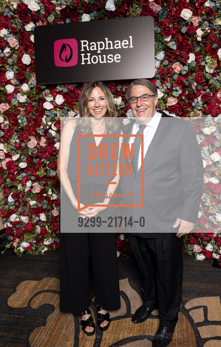 Jennifer Trainor, Scott Trainor, RAPHAEL HOUSE’S Black & White Gala, Palace Hotel, a Luxury Collection Hotel. 2 New Montgomery St, SF, CA 94105 US, May 11th, 2024, Photo #9299-21714-0 Jennifer Trainor, Scott Trainor, Photo #9299-21714-0