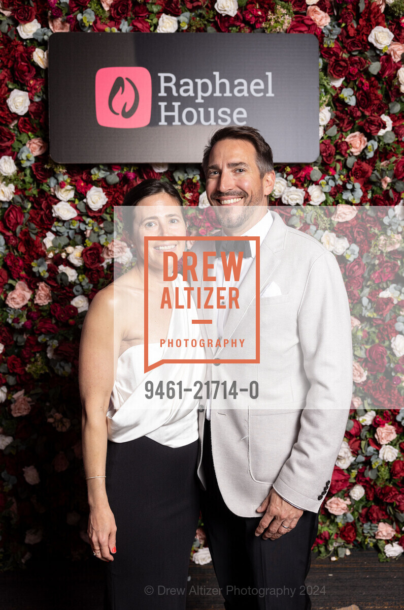 Jackie Dille, Gregor Feige, RAPHAEL HOUSE’S Black & White Gala, Palace Hotel, a Luxury Collection Hotel. 2 New Montgomery St, SF, CA 94105 US, May 11th, 2024, Photo #9461-21714-0 Jackie Dille, Gregor Feige, Photo #9461-21714-0