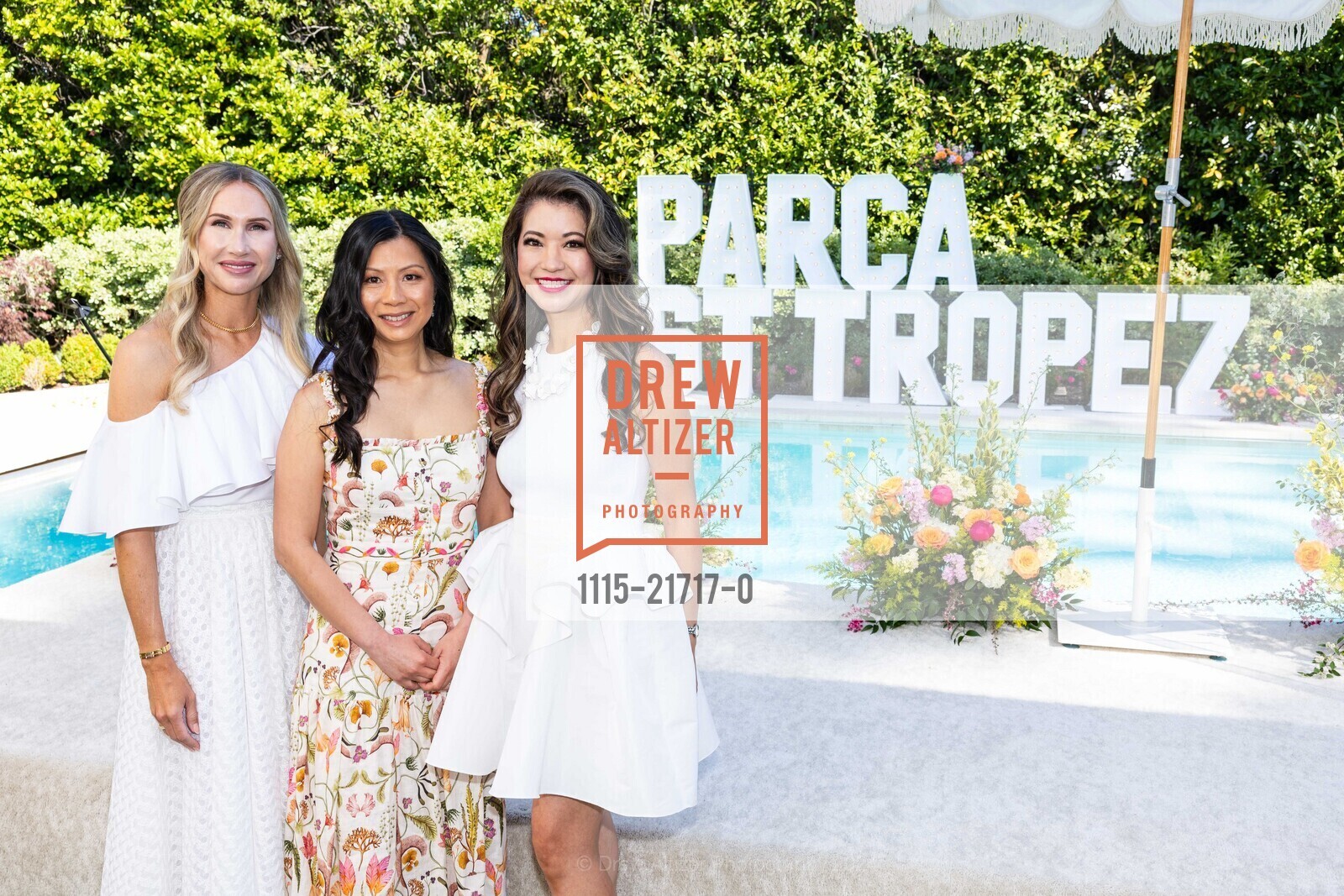 Karen Simon, Julie Kavanagh, Natalie Kao, PARCA Auxiliary Annual Luncheon, Private Residence, May 15th, 2024, Photo #1115-21717-0 Karen Simon, Julie Kavanagh, Natalie Kao, Photo #1115-21717-0