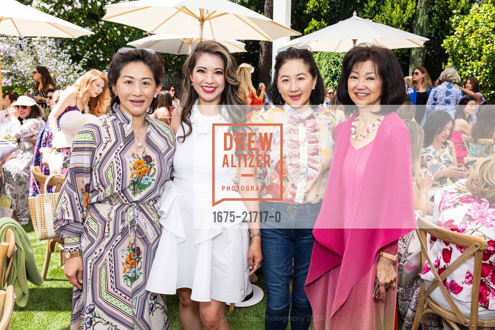 Rosina Sun, Natalie Kao, Gorretti Lo Lui, Michelle Louie, PARCA Auxiliary Annual Luncheon, Private Residence, May 15th, 2024, Photo #1675-21717-0 Rosina Sun, Natalie Kao, Gorretti Lo Lui, Michelle Louie, Photo #1675-21717-0