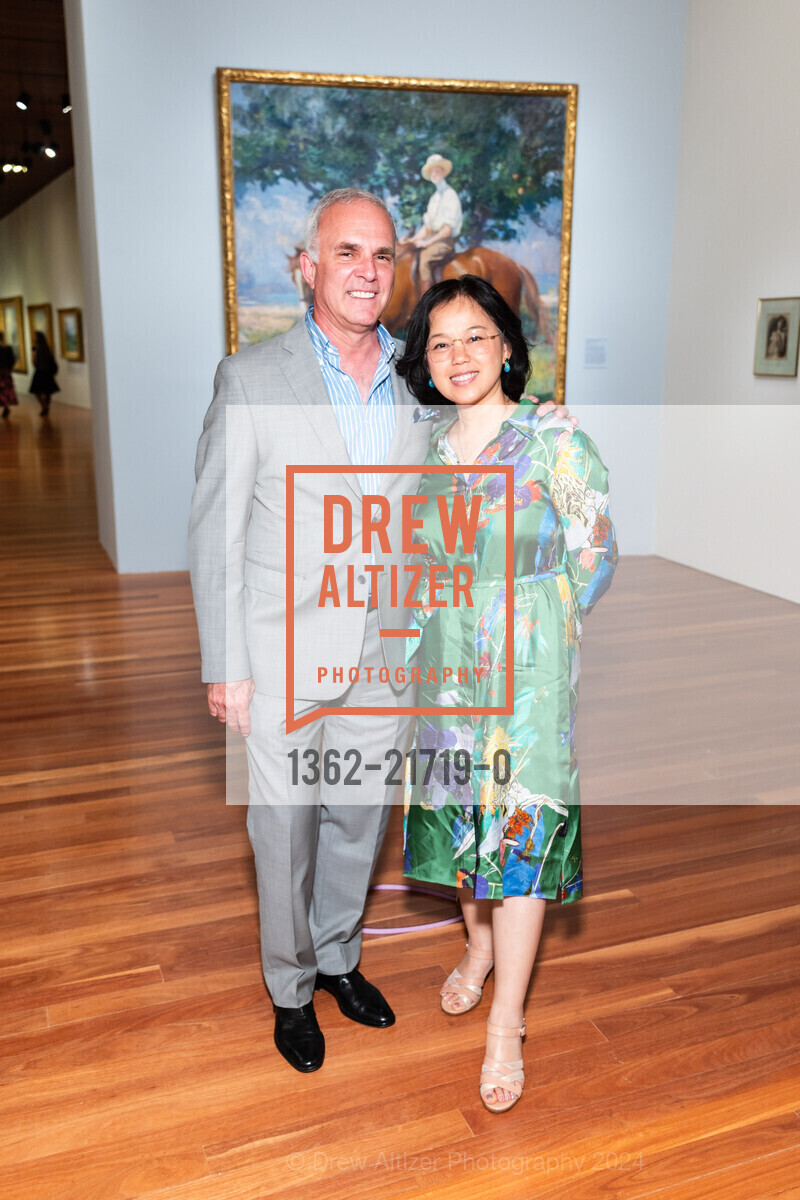 Steve Luppino, Helen Yang, American Beauty (Osher Collection) Donor Reception, de Young Museum. 50 Hagiwara Tea Garden Dr, SF, CA 94118 US, May 15th, 2024, Photo #1362-21719-0 Steve Luppino, Helen Yang, Photo #1362-21719-0
