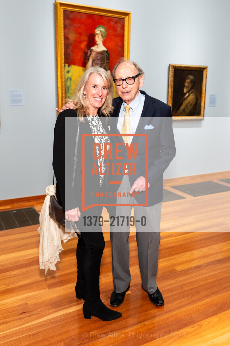 Laurie Antonellis, Bernard Osher, American Beauty (Osher Collection) Donor Reception, de Young Museum. 50 Hagiwara Tea Garden Dr, SF, CA 94118 US, May 15th, 2024, Photo #1379-21719-0 Laurie Antonellis, Bernard Osher, Photo #1379-21719-0