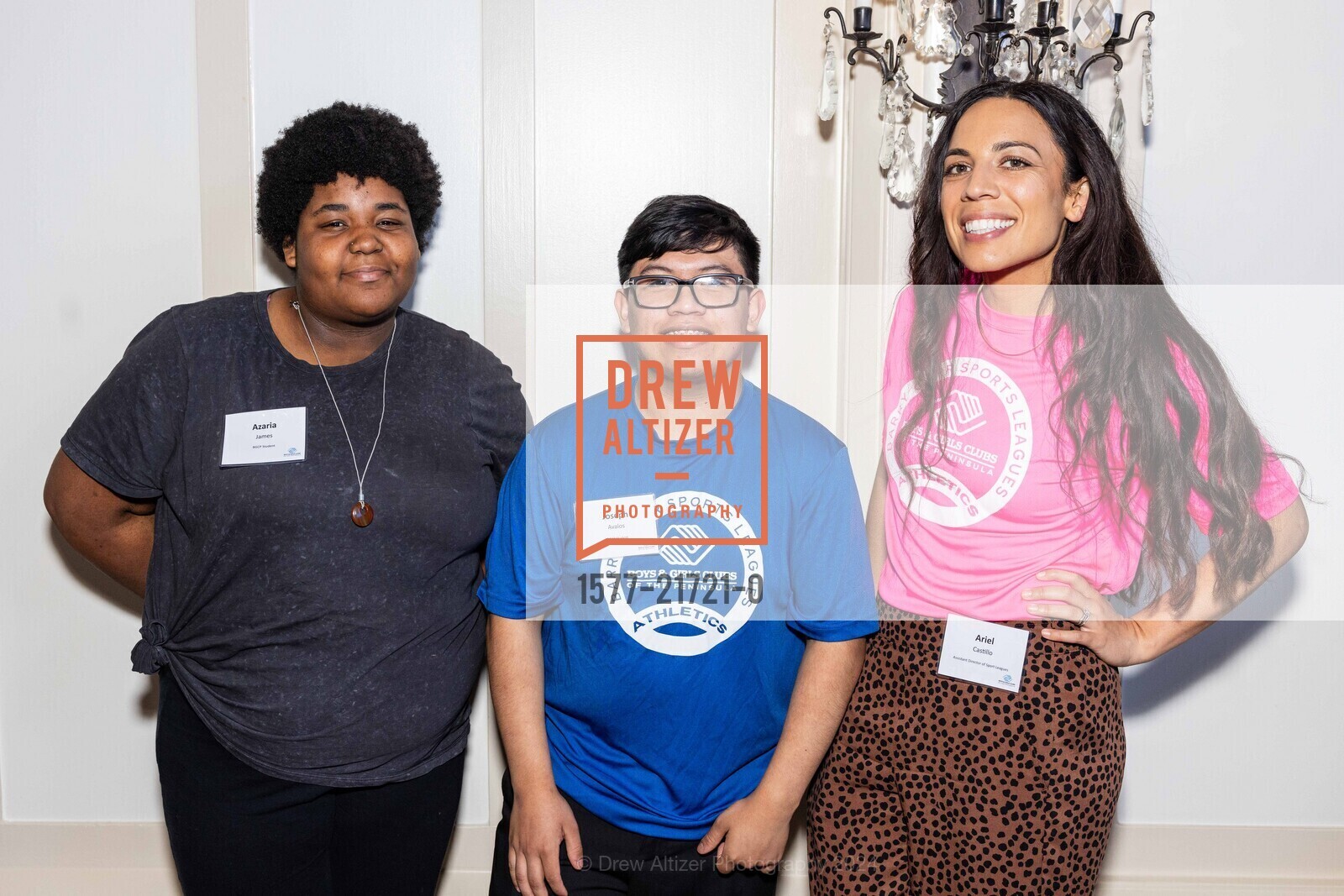 Azaria James, Joseph Avalos, Ariel Castillo, Boys & Girls Clubs of The Peninsula 2024 Benefit Dinner, The Peninsula Golf & Country Club. 701 Madera Dr, San Mateo, CA 94403 US, May 16th, 2024, Photo #1577-21721-0 Azaria James, Joseph Avalos, Ariel Castillo, Photo #1577-21721-0
