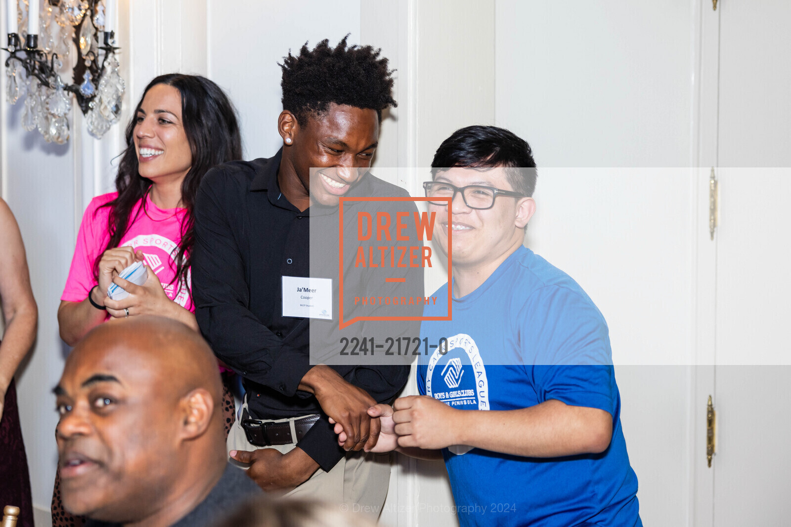 Ariel Castillo, Ja'Meer Cooper, Joseph Avalos, Boys & Girls Clubs of The Peninsula 2024 Benefit Dinner, The Peninsula Golf & Country Club. 701 Madera Dr, San Mateo, CA 94403 US, May 16th, 2024, Photo #2241-21721-0 Ariel Castillo, Ja'Meer Cooper, Joseph Avalos, Photo #2241-21721-0