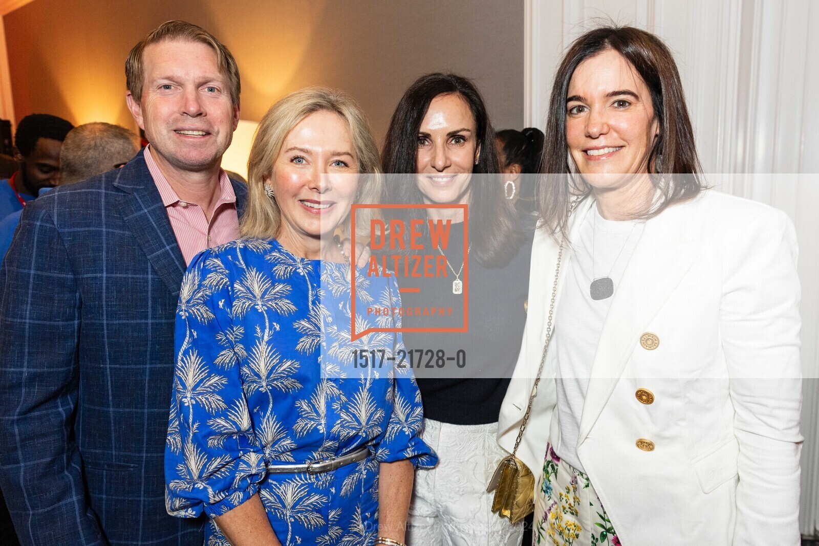 Ted Ullyot, Jen Ullyot, Ann Aristides, Bradley Kovacevich, Family House's 2024 Gala, The Ritz-Carlton, San Francisco. 600 Stockton St, SF, CA 94108 US, May 18th, 2024, Photo #1517-21728-0 Ted Ullyot, Jen Ullyot, Ann Aristides, Bradley Kovacevich, Photo #1517-21728-0