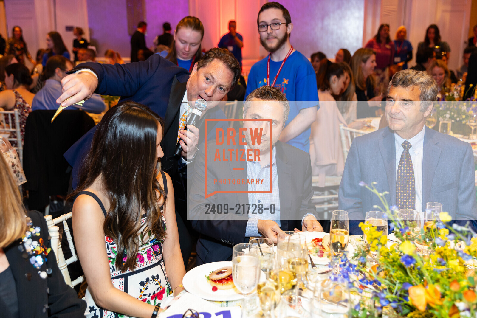 Sloane Conway, Liam Mayclem, Topher Conway, Family House's 2024 Gala, The Ritz-Carlton, San Francisco. 600 Stockton St, SF, CA 94108 US, May 18th, 2024, Photo #2409-21728-0 Sloane Conway, Liam Mayclem, Topher Conway, Photo #2409-21728-0