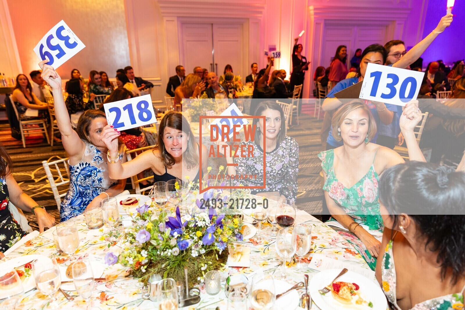 Tiffany Waugh, April Kupper, Connie Borba, Katherine Brethauer, Family House's 2024 Gala, The Ritz-Carlton, San Francisco. 600 Stockton St, SF, CA 94108 US, May 18th, 2024, Photo #2493-21728-0 Tiffany Waugh, April Kupper, Connie Borba, Katherine Brethauer, Photo #2493-21728-0