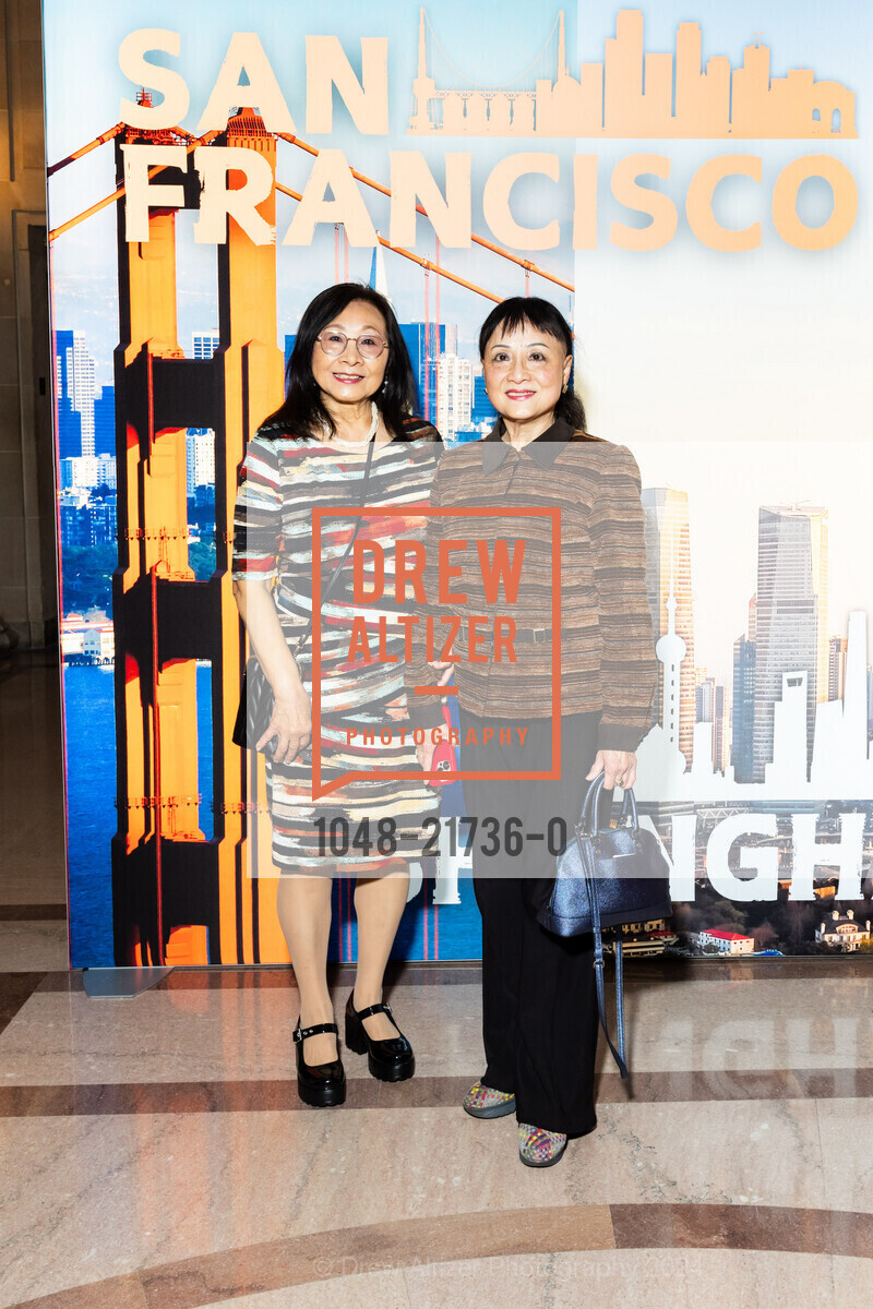 Joanna Zhang, Hazel Lee, San Francisco-Shanghai Sister City 45th Anniversary Celebration at City Hall, San Francisco City Hall. 1 Dr Carlton B Goodlett Pl, SF, CA 94102 US, May 21st, 2024, Photo #1048-21736-0 Joanna Zhang, Hazel Lee, Photo #1048-21736-0
