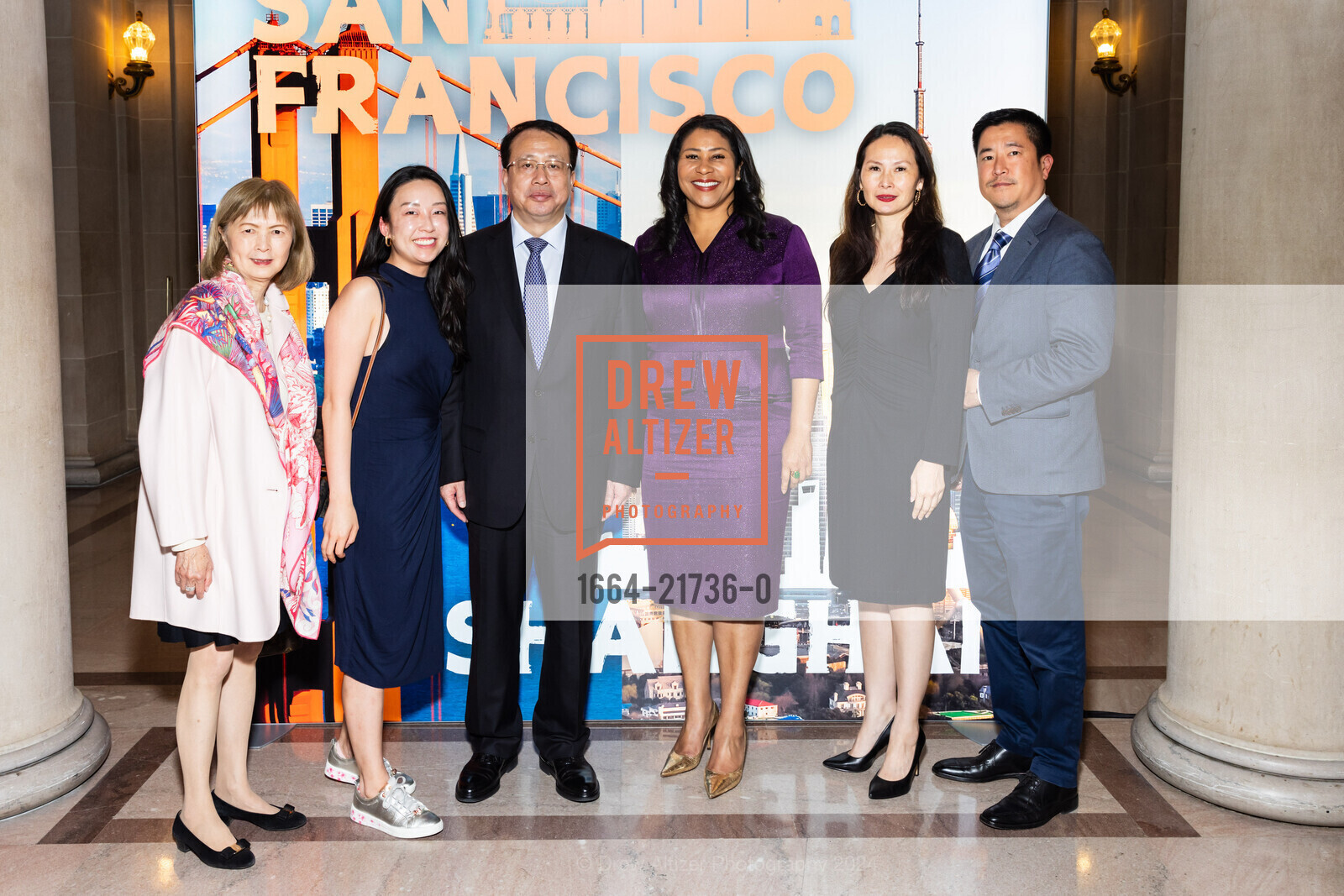 Claudine Cheng, Cally Wong, Shanghai Mayor Gong Zheng, San Francisco Mayor London Breed, Photo #1664-21736-0