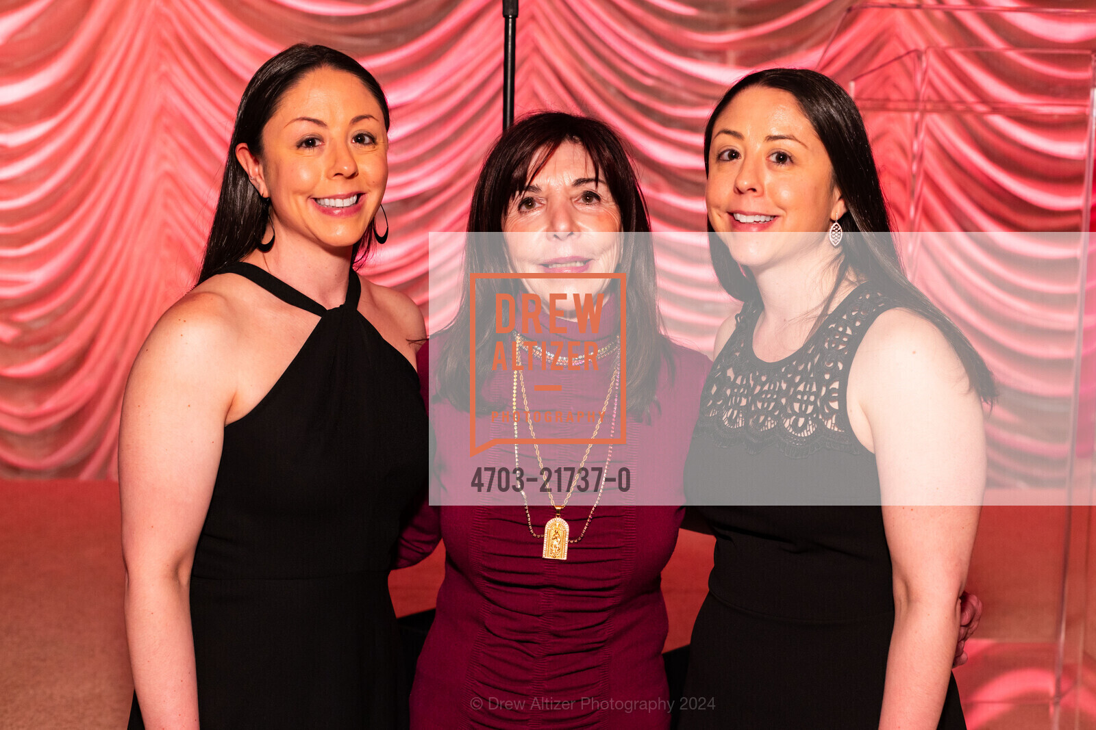 Jenna York, Denise DeBartolo York, Mara York, Humankindness Gala, San Francisco City Hall. 1 Dr Carlton B Goodlett Pl, SF, CA 94102 US, May 22nd, 2024, Photo #4703-21737-0 Jenna York, Denise DeBartolo York, Mara York, Photo #4703-21737-0