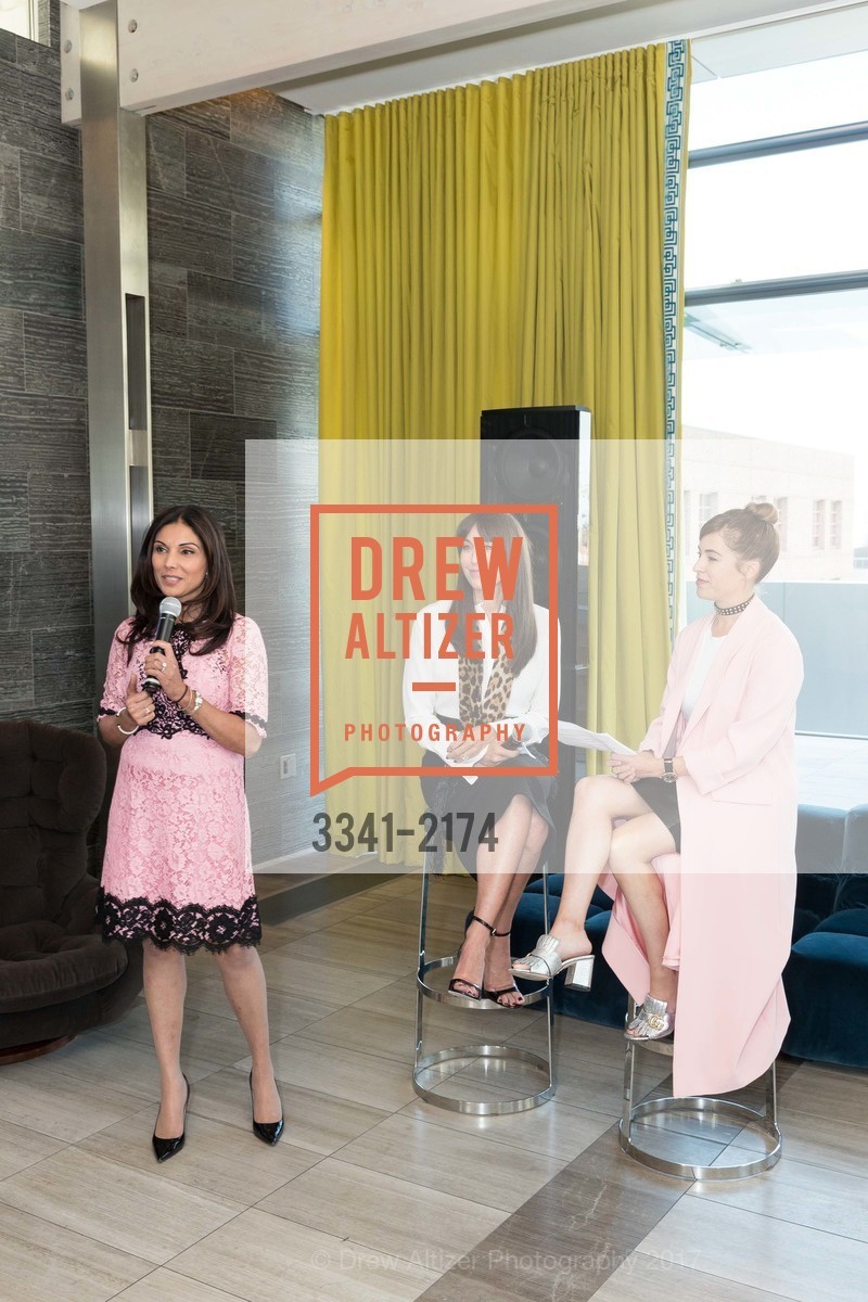 Shelly Kapoor Collins, Tamara Mellon, Alison Pincus, Shatter Summit, The Battery Club. 717 Battery Street, May 9th, 2017, Photo #3341-2174 Shelly Kapoor Collins, Tamara Mellon, Alison Pincus, Photo #3341-2174