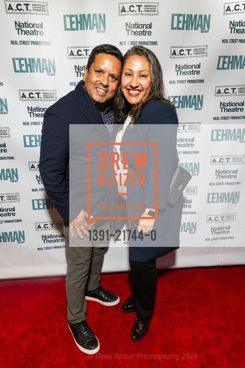 Tom Limon, Christy Johnston Limon, THE LEHMAN TRILOGY Opening Night with A.C.T. 2024, Toni Rembe Theater. 415 Geary St, SF, CA 94102 US, May 29th, 2024, Photo #1391-21744-0 Tom Limon, Christy Johnston Limon, Photo #1391-21744-0
