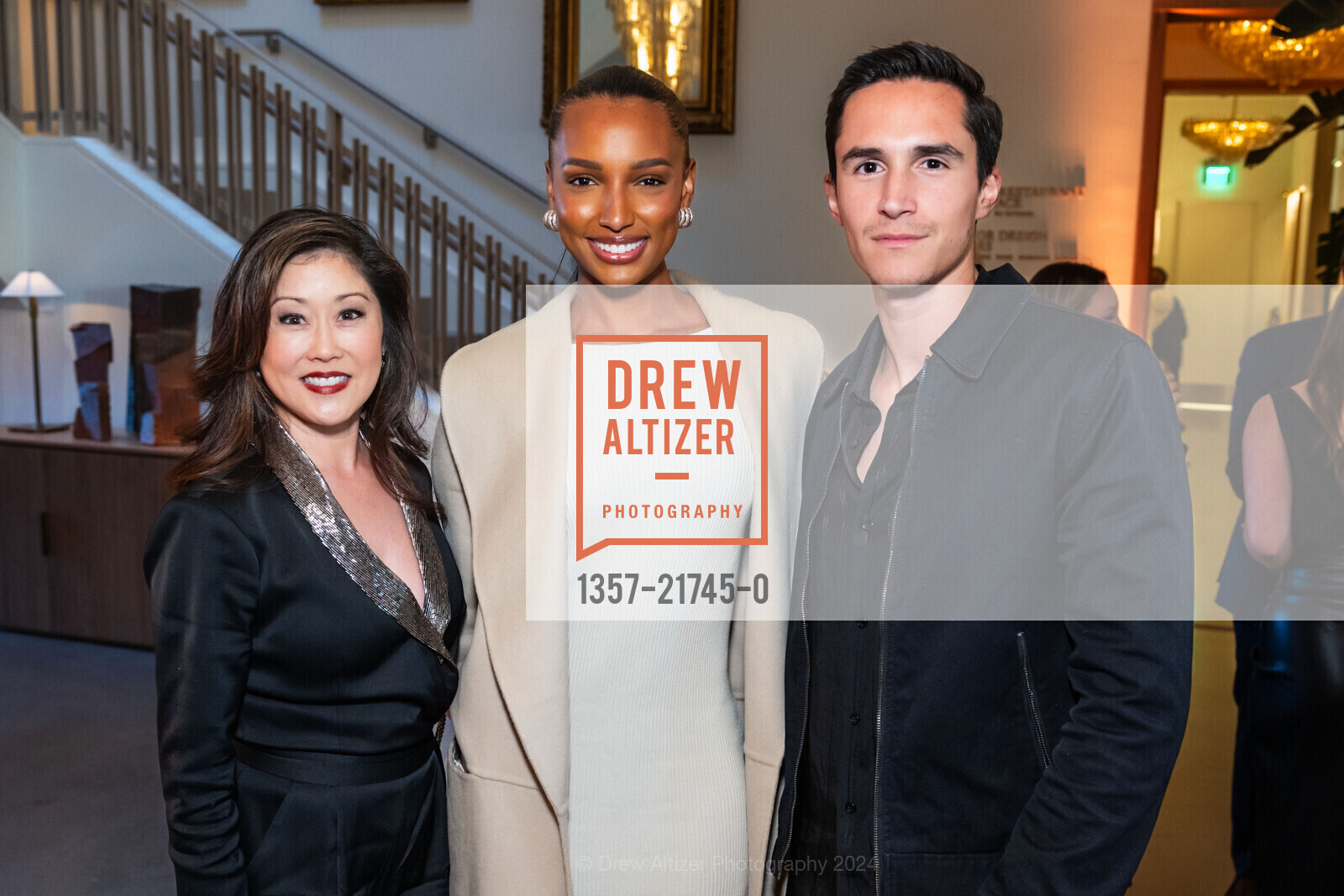 Kristi Yamaguchi, Jasmine Tookes, Juan Borrero, RH Palo Alto Grand Opening Party, Restoration Hardward Palo Alto. 281 University Ave, Palo Alto, May 29th, 2024, Photo #1357-21745-0 Kristi Yamaguchi, Jasmine Tookes, Juan Borrero, Photo #1357-21745-0