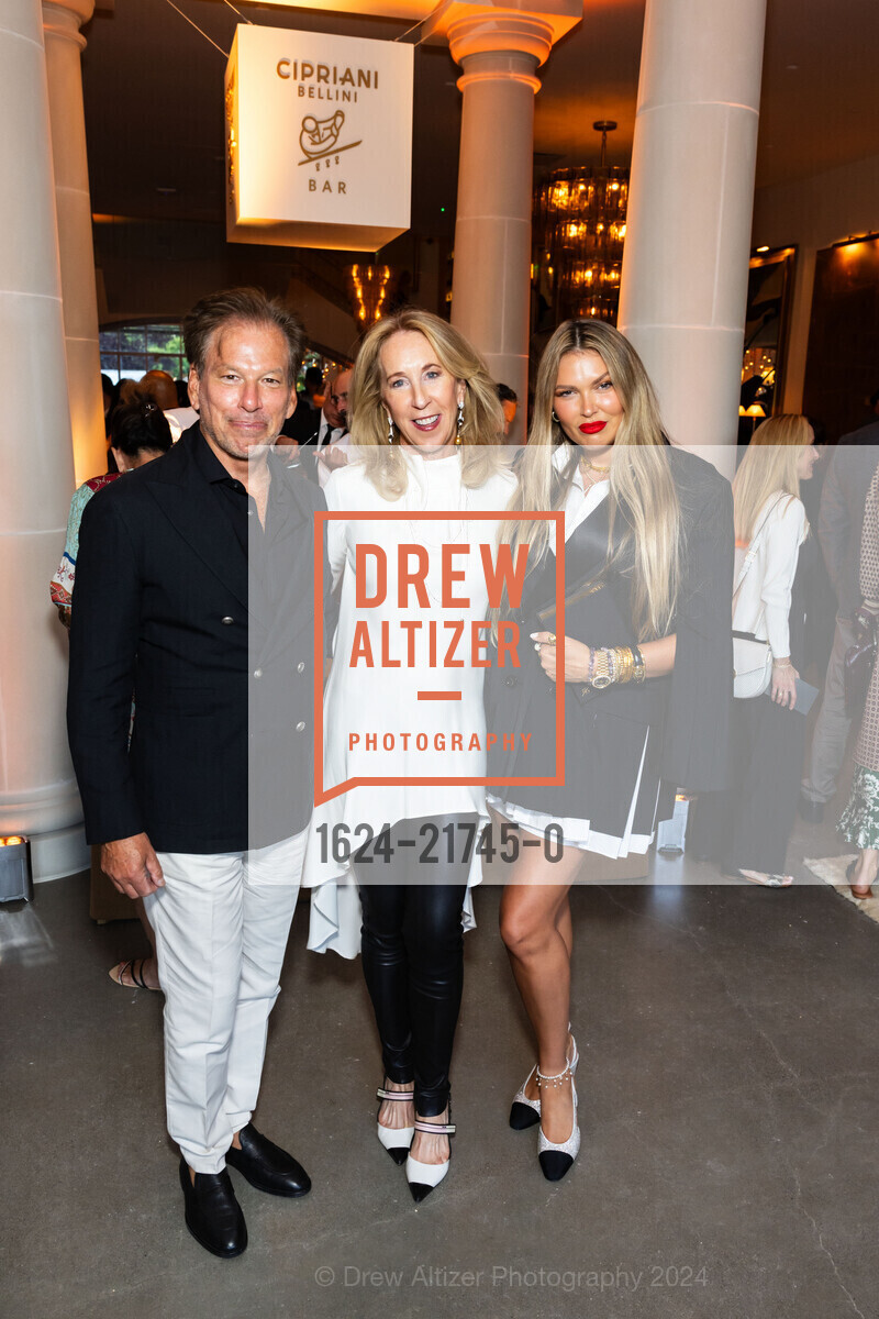 Gary Friedman, Mikey Hoag, Bella Hunter, RH Palo Alto Grand Opening Party, Restoration Hardward Palo Alto. 281 University Ave, Palo Alto, May 29th, 2024, Photo #1624-21745-0 Gary Friedman, Mikey Hoag, Bella Hunter, Photo #1624-21745-0