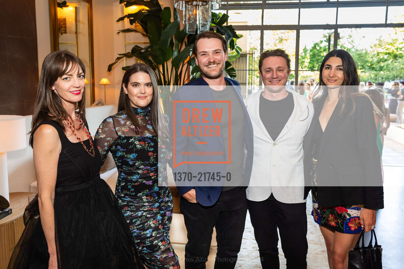 Katherine Garrison, Grace Garrison, Max Garrison, Cooper Guthrie, Maddie Majlessi, RH Palo Alto Grand Opening Party, Restoration Hardward Palo Alto. 281 University Ave, Palo Alto, May 29th, 2024, Photo #1370-21745-0 Katherine Garrison, Grace Garrison, Max Garrison, Cooper Guthrie, Maddie Majlessi, Photo #1370-21745-0