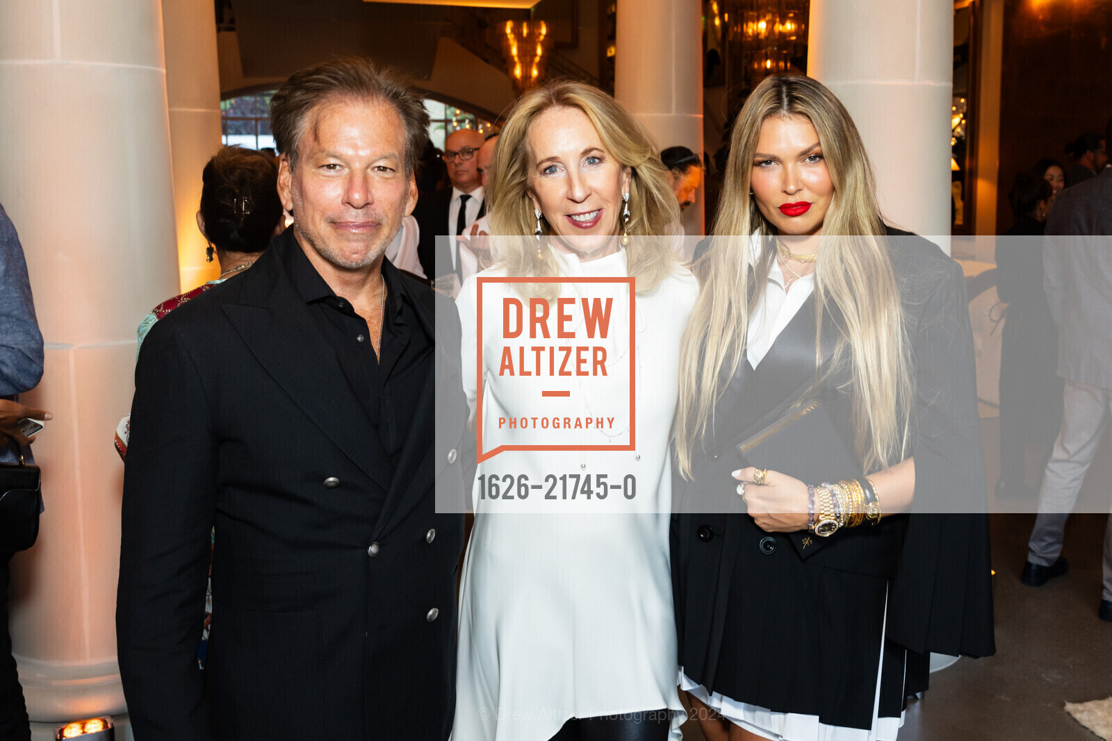 Gary Friedman, Mikey Hoag, Bella Hunter, RH Palo Alto Grand Opening Party, Restoration Hardward Palo Alto. 281 University Ave, Palo Alto, May 29th, 2024, Photo #1626-21745-0 Gary Friedman, Mikey Hoag, Bella Hunter, Photo #1626-21745-0