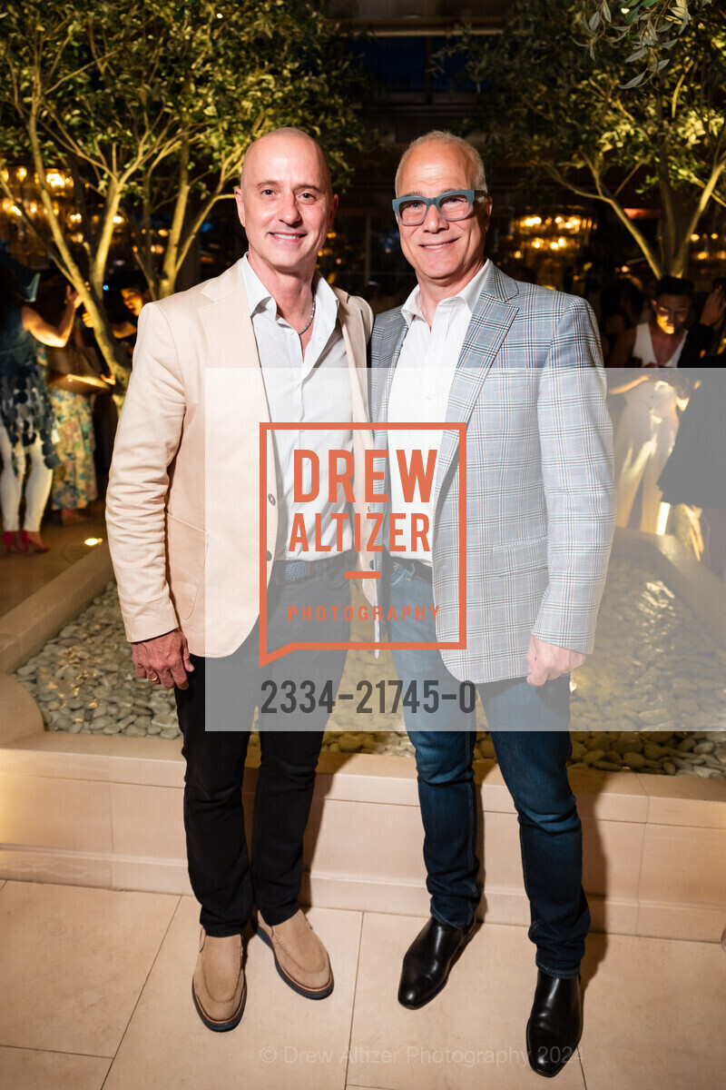 Brian Boitano, Franc D'Ambrosio, RH Palo Alto Grand Opening Party, Restoration Hardward Palo Alto. 281 University Ave, Palo Alto, May 29th, 2024, Photo #2334-21745-0 Brian Boitano, Franc D'Ambrosio, Photo #2334-21745-0