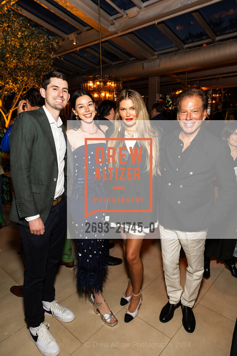 Nicholas Kerr, Kendall Kerr, Bella Hunter, Gary Friedman, RH Palo Alto Grand Opening Party, Restoration Hardward Palo Alto. 281 University Ave, Palo Alto, May 29th, 2024, Photo #2693-21745-0 Nicholas Kerr, Kendall Kerr, Bella Hunter, Gary Friedman, Photo #2693-21745-0
