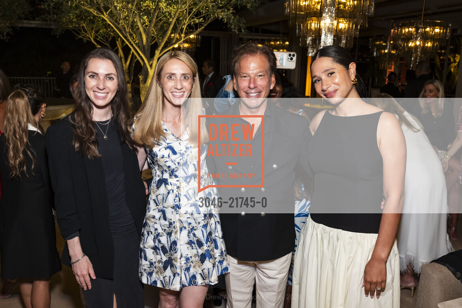 Casey Lacob, Alexis Friedman, Gary Friedman, Jenny Obiaya, RH Palo Alto Grand Opening Party, Restoration Hardward Palo Alto. 281 University Ave, Palo Alto, May 29th, 2024, Photo #3046-21745-0 Casey Lacob, Alexis Friedman, Gary Friedman, Jenny Obiaya, Photo #3046-21745-0