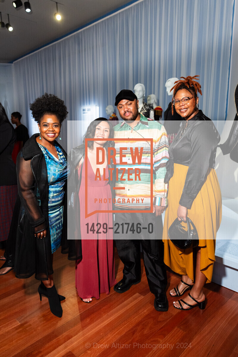 Farae Strickland, Maggie Mai, Christopher John Rogers, Alexis Martin, A Night at the Museum with Christopher John Rogers presented by McMullen, de Young Museum. 50 Hagiwara Tea Garden Dr, San Francisco, CA 94118 @ US, San Francisco, CA 94117 US, May 30th, 2024, Photo #1429-21746-0 Farae Strickland, Maggie Mai, Christopher John Rogers, Alexis Martin, Photo #1429-21746-0