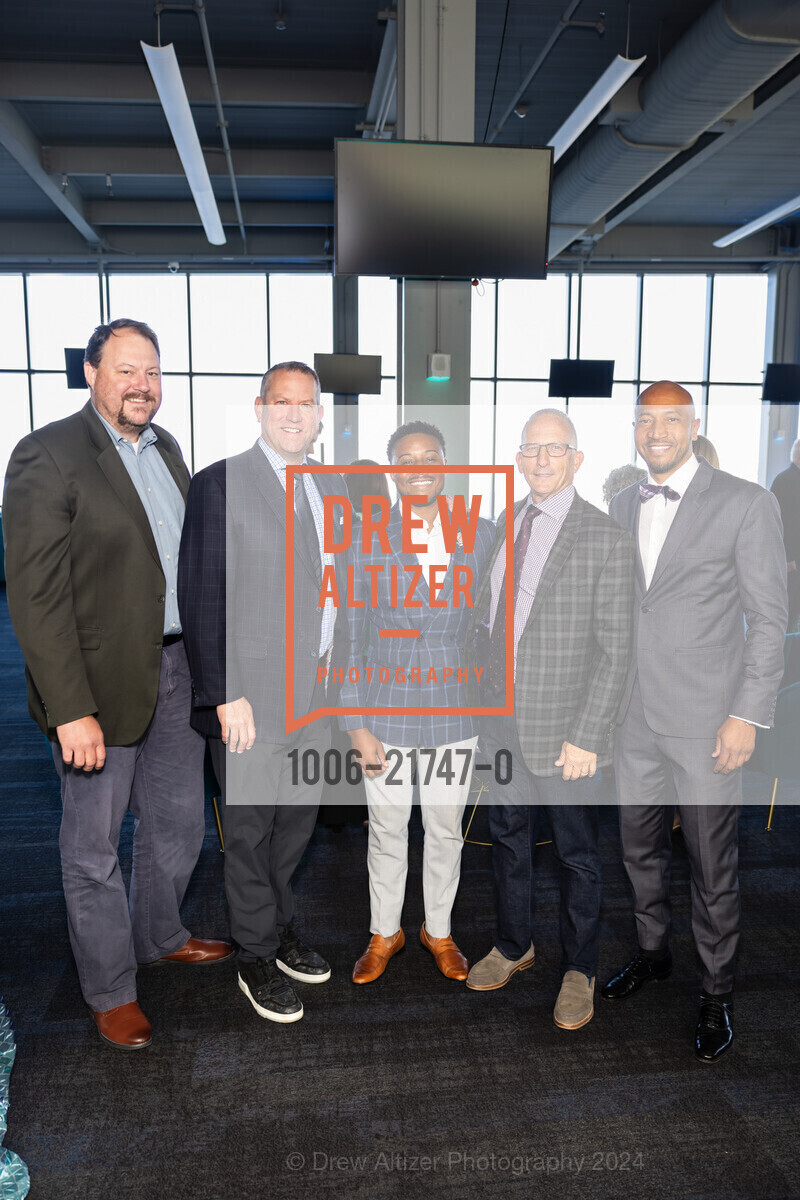 Robert Haffey, Adan Martinez, Jerry Beverly, Alan Shanken, Greg Devine, Challenged Athletes Foundation CELEBRATION OF HEART 2024 Gala, Pier 27, Upper-Level City View Room. The Embarcadero, SF, CA 94111 US, May 31st, 2024, Photo #1006-21747-0 Robert Haffey, Adan Martinez, Jerry Beverly, Alan Shanken, Greg Devine, Photo #1006-21747-0