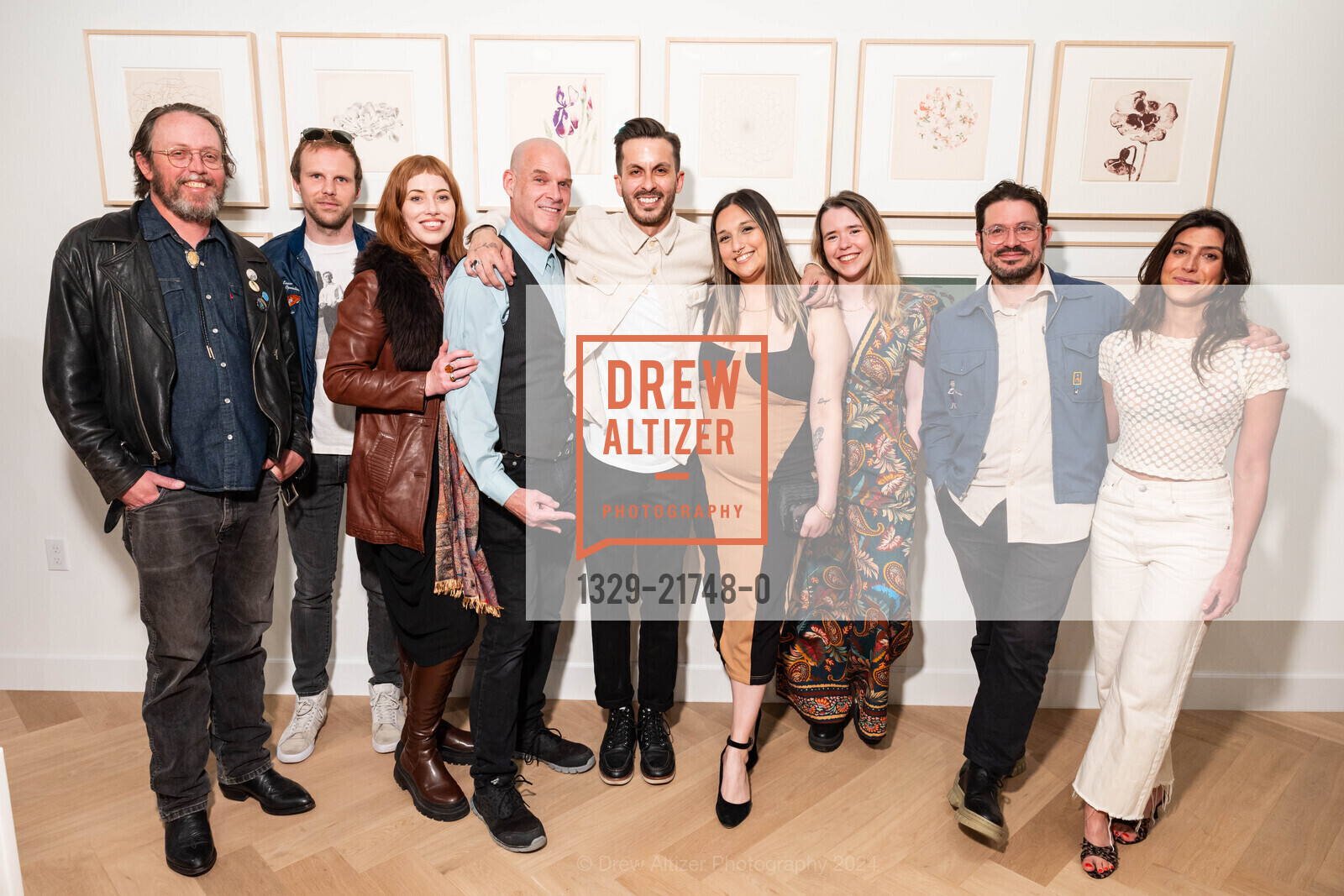 Crystal Britt, Dennis Turner, Micah Ruiz, Kelly Keltos, Julia Loopstra, ORION Custom Framing Polk St. Grand Opening, ORION Custom Framing. 2024 Polk St, SF, CA 94109 US, June 1st, 2024, Photo #1329-21748-0 Crystal Britt, Dennis Turner, Micah Ruiz, Kelly Keltos, Julia Loopstra, Photo #1329-21748-0