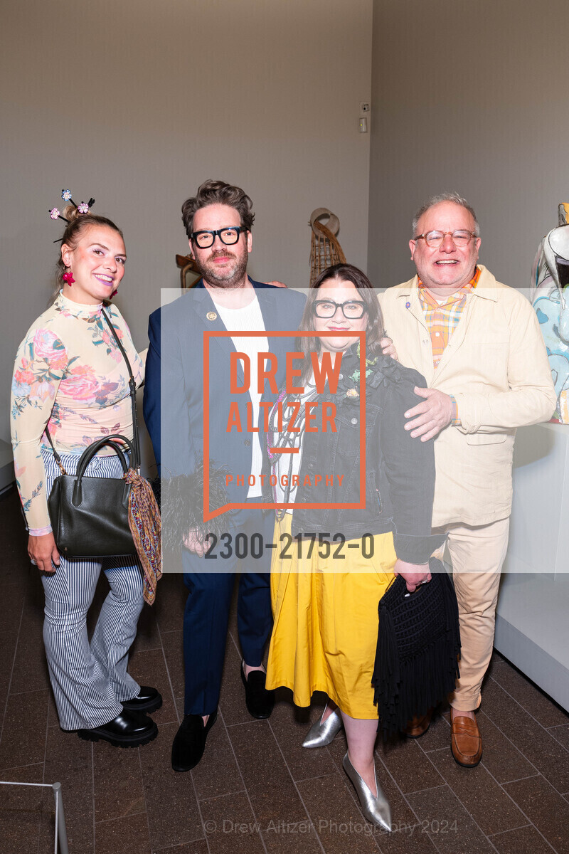 Anya Stewart, Jeremiah Allen, Courtney Bowers, Kirk Wilder, Bouquets to Art 40th Anniversary, de Young Museum. 50 Hagiwara Tea Garden Dr, SF, CA 94118 US, June 3rd, 2024, Photo #2300-21752-0 Anya Stewart, Jeremiah Allen, Courtney Bowers, Kirk Wilder, Photo #2300-21752-0