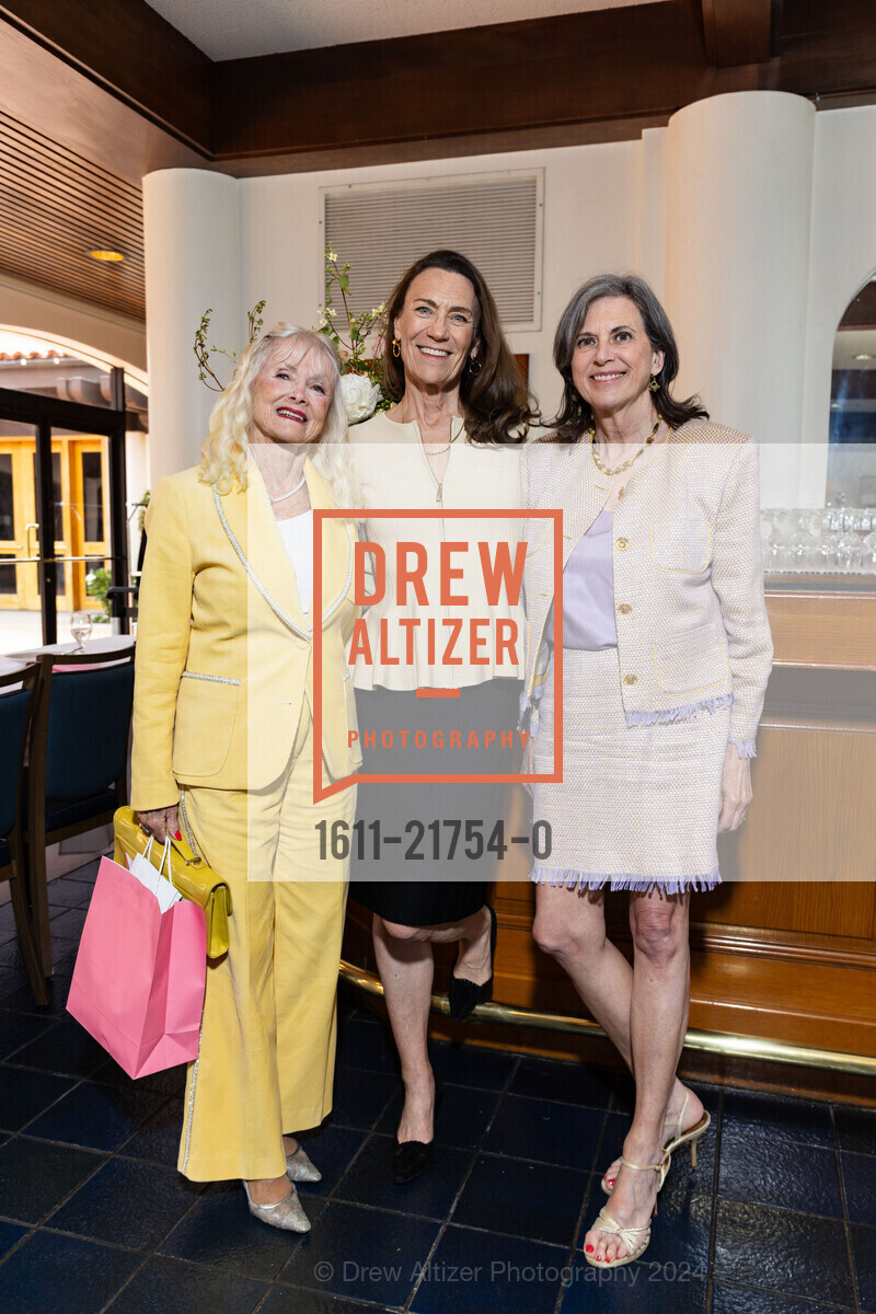 Andi Valo-Espina, Carla Wytmar, Beverley Siri-Borelli, San Francisco Ballet Auxiliary Annual Luncheon, St. Francis Yacht Club. 99 Yacht Rd, SF, CA 94123 US, June 6th, 2024, Photo #1611-21754-0 Andi Valo-Espina, Carla Wytmar, Beverley Siri-Borelli, Photo #1611-21754-0