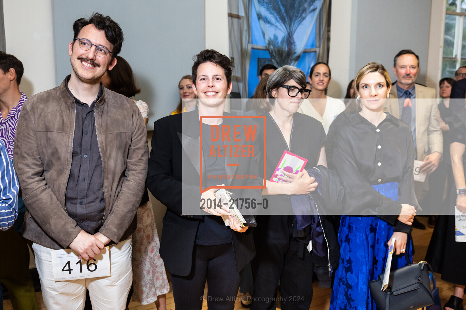 Hakki, Jessica Silverman, Ali Gass, Mia Conway, Headlands Center for The Arts Annual Benefit Art Auction 2024, Headlands Center for the Arts. 944 Simmonds Rd, Sausalito, CA 94965 US, June 6th, 2024, Photo #2014-21756-0 Hakki, Jessica Silverman, Ali Gass, Mia Conway, Photo #2014-21756-0