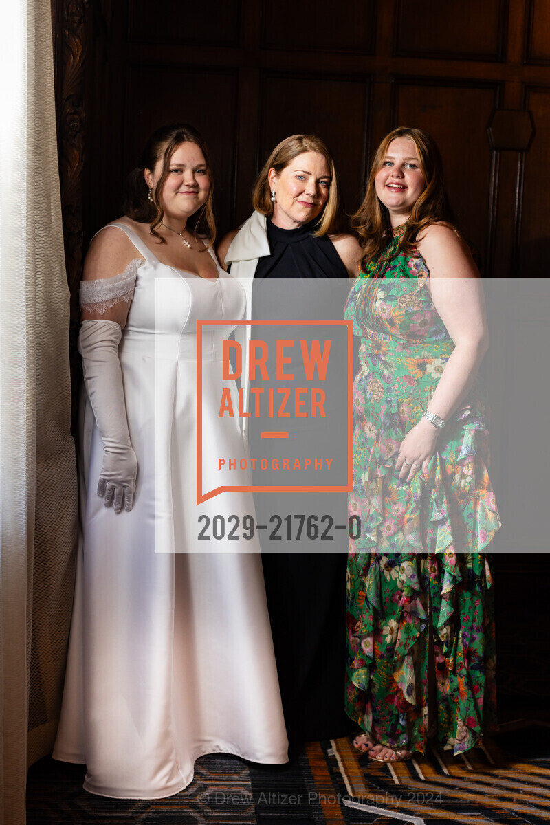 Lindsey Jane Bailey, Stephanie Bailey, Madeline Bailey, CPMC Debutante Ball 2024, The Westin St. Francis San Francisco on Union Square. 335 Powell St, SF, CA 94102 US, June 15th, 2024, Photo #2029-21762-0 Lindsey Jane Bailey, Stephanie Bailey, Madeline Bailey, Photo #2029-21762-0