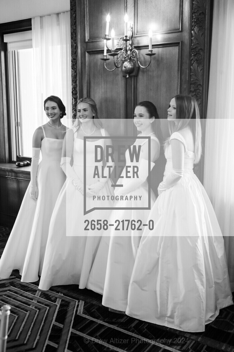 Sandy McCandless, Elzabeth Bladen Hawthornthwaite, Langan Genevieve Garrett, Mitchell Fay Ladd, CPMC Debutante Ball 2024, The Westin St. Francis San Francisco on Union Square. 335 Powell St, SF, CA 94102 US, June 15th, 2024, Photo #2658-21762-0 Sandy McCandless, Elzabeth Bladen Hawthornthwaite, Langan Genevieve Garrett, Mitchell Fay Ladd, Photo #2658-21762-0