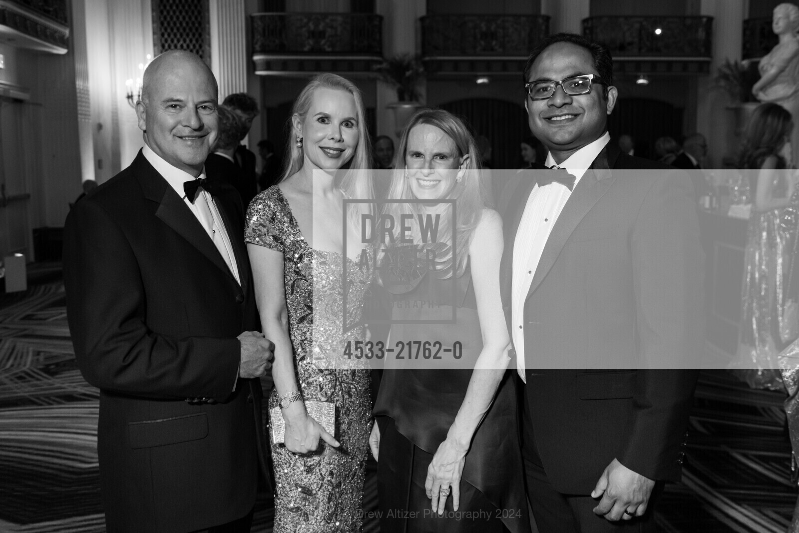 Michael Petter, Shannon Cronan, Marie Hurabiell, Mainul Mondal, CPMC Debutante Ball 2024, The Westin St. Francis San Francisco on Union Square. 335 Powell St, SF, CA 94102 US, June 15th, 2024, Photo #4533-21762-0 Michael Petter, Shannon Cronan, Marie Hurabiell, Mainul Mondal, Photo #4533-21762-0