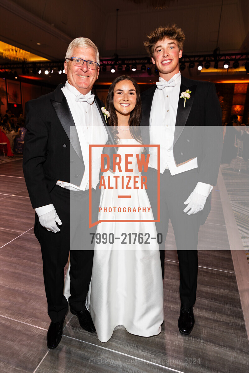 Robert Goldsby, Lilianne Michele Burke, Lorenzo Barbagelata-Miller, CPMC Debutante Ball 2024, The Westin St. Francis San Francisco on Union Square. 335 Powell St, SF, CA 94102 US, June 15th, 2024, Photo #7990-21762-0 Robert Goldsby, Lilianne Michele Burke, Lorenzo Barbagelata-Miller, Photo #7990-21762-0