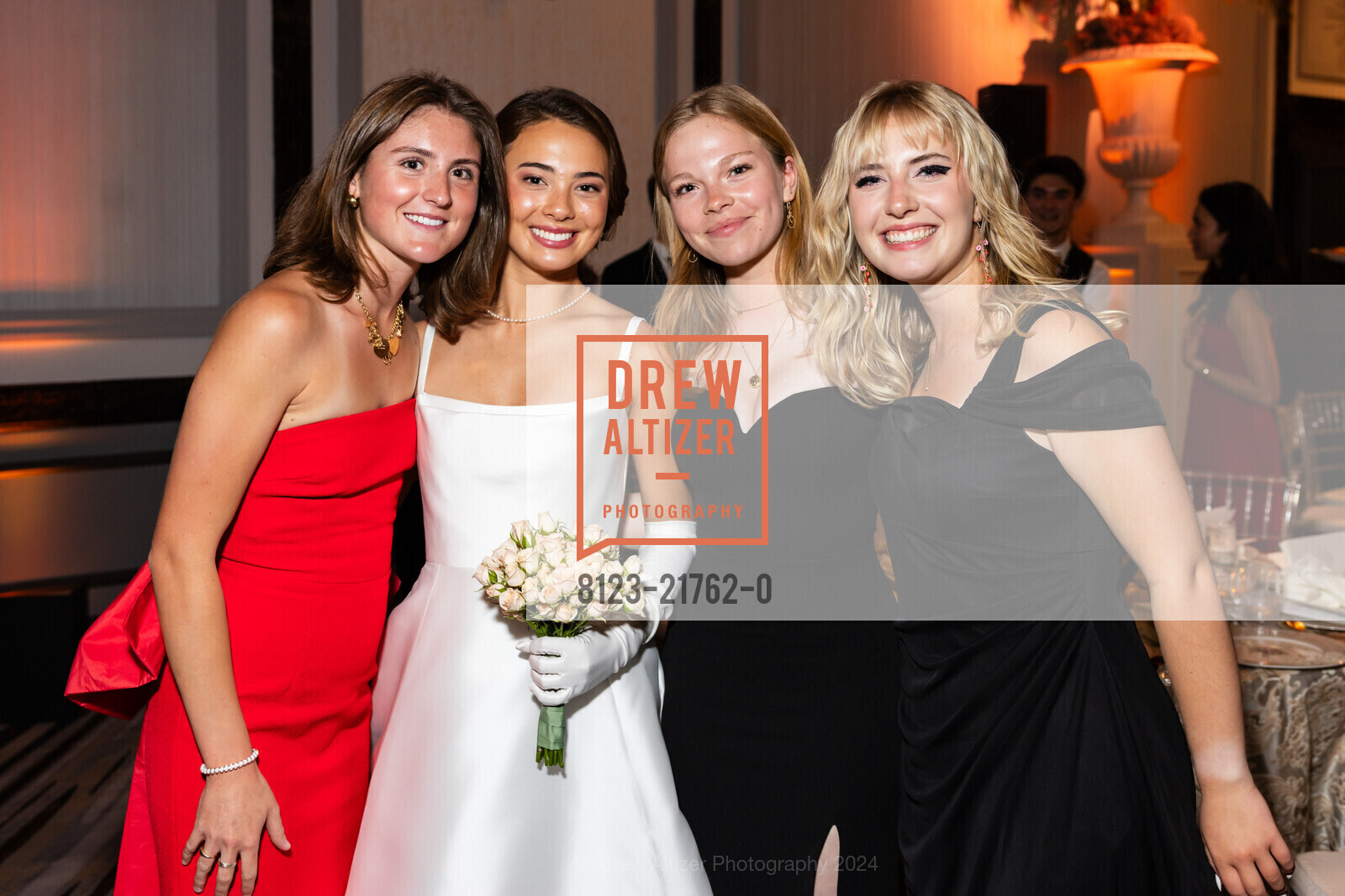Lexi Goodyear, Sandy McCandless, Stella Reynaga, Devan Dennis, CPMC Debutante Ball 2024, The Westin St. Francis San Francisco on Union Square. 335 Powell St, SF, CA 94102 US, June 15th, 2024, Photo #8123-21762-0 Lexi Goodyear, Sandy McCandless, Stella Reynaga, Devan Dennis, Photo #8123-21762-0