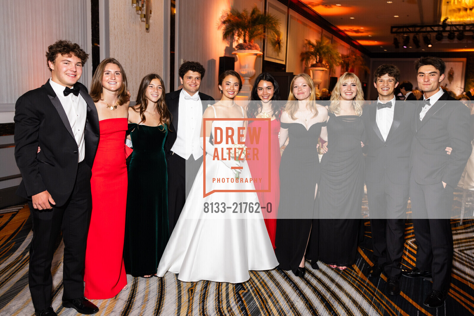 Nicholas Dilullo, Sandy McCandless, Lola Clemens, CPMC Debutante Ball 2024, The Westin St. Francis San Francisco on Union Square. 335 Powell St, SF, CA 94102 US, June 15th, 2024, Photo #8133-21762-0 Nicholas Dilullo, Sandy McCandless, Lola Clemens, Photo #8133-21762-0