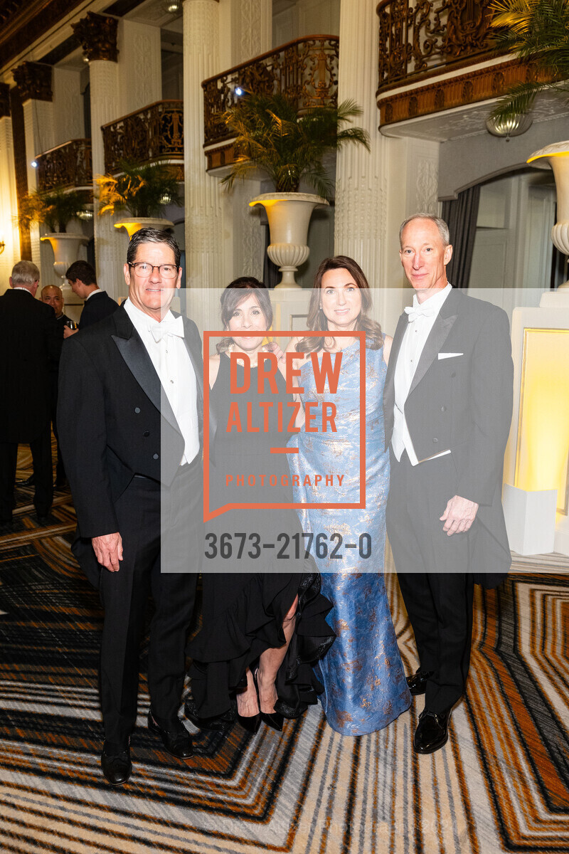 Paul Armstrong, Donna Armstrong, Susan Stone, Casey Stone, CPMC Debutante Ball 2024, The Westin St. Francis San Francisco on Union Square. 335 Powell St, SF, CA 94102 US, June 15th, 2024, Photo #3673-21762-0 Paul Armstrong, Donna Armstrong, Susan Stone, Casey Stone, Photo #3673-21762-0
