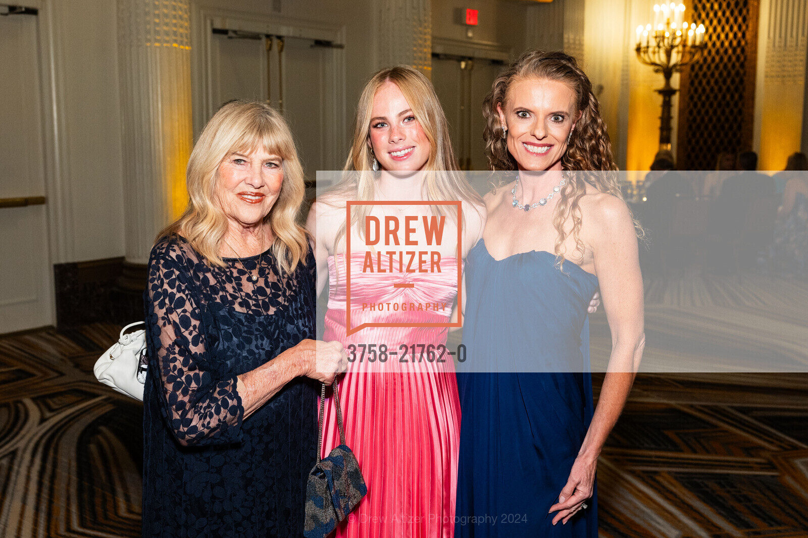 Christina Delerme, Mazzy Barker, Sarah Dilullo, CPMC Debutante Ball 2024, The Westin St. Francis San Francisco on Union Square. 335 Powell St, SF, CA 94102 US, June 15th, 2024, Photo #3758-21762-0 Christina Delerme, Mazzy Barker, Sarah Dilullo, Photo #3758-21762-0