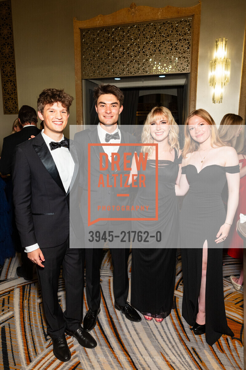 Noah Babel, Andrew Chou-Belden, Devan Dennis, Stella Reynaga, CPMC Debutante Ball 2024, The Westin St. Francis San Francisco on Union Square. 335 Powell St, SF, CA 94102 US, June 15th, 2024, Photo #3945-21762-0 Noah Babel, Andrew Chou-Belden, Devan Dennis, Stella Reynaga, Photo #3945-21762-0