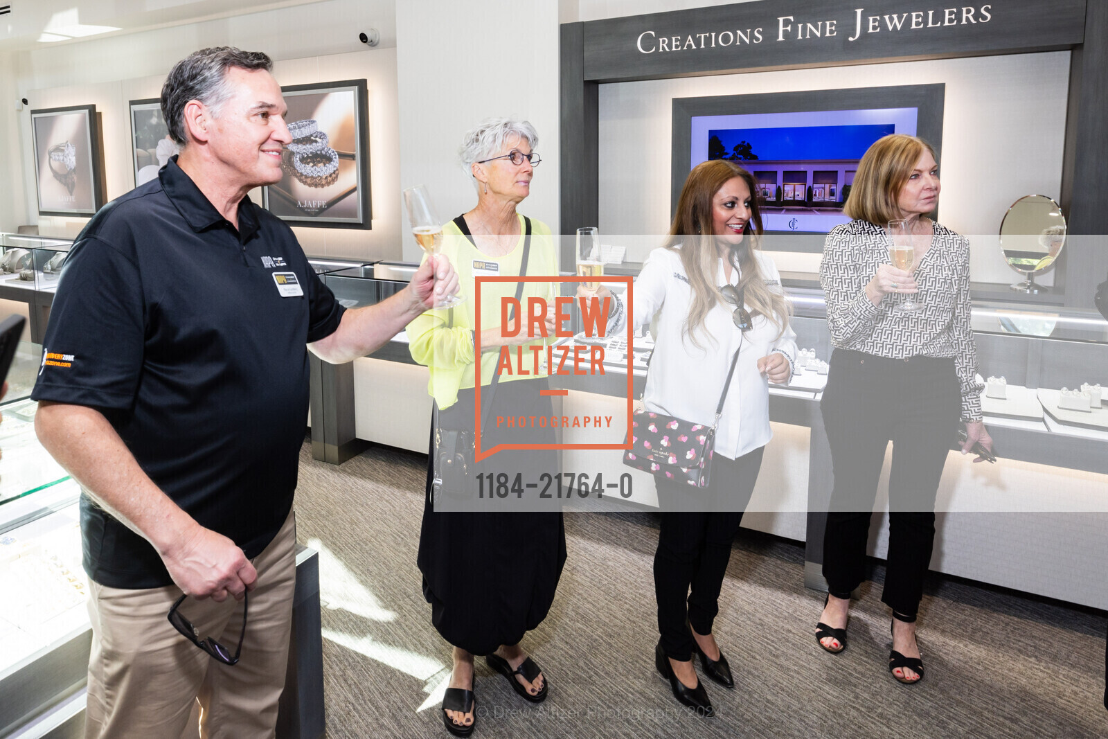 Marcel Goldberg, Alison Christianson, Jaishika Chandra, Lura Compoginis, Creations Fine Jewelers Events 2024, Creations Fine Jewelers. 2020 Redwood Rd, Napa, CA 94558 US, June 20th, 2024, Photo #1184-21764-0 Marcel Goldberg, Alison Christianson, Jaishika Chandra, Lura Compoginis, Photo #1184-21764-0
