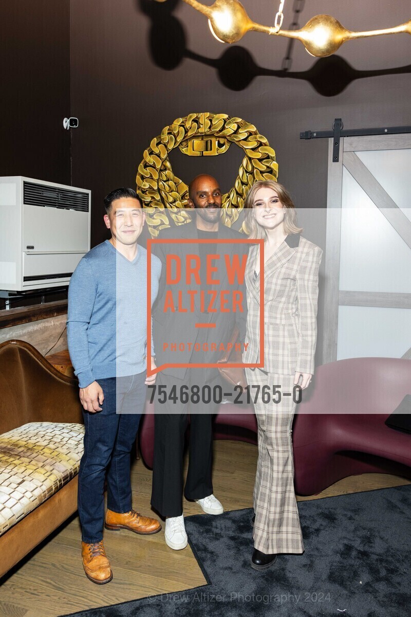 Clayton Wu, Leelye Tesfamariam, Stefanie Kemper, Noz Nozawa x Corbett Lighting Launch, Noz Design. 657 Fillmore St, SF, CA 94117 US, June 20th, 2024, Photo #7546800-21765-0 Clayton Wu, Leelye Tesfamariam, Stefanie Kemper, Photo #7546800-21765-0