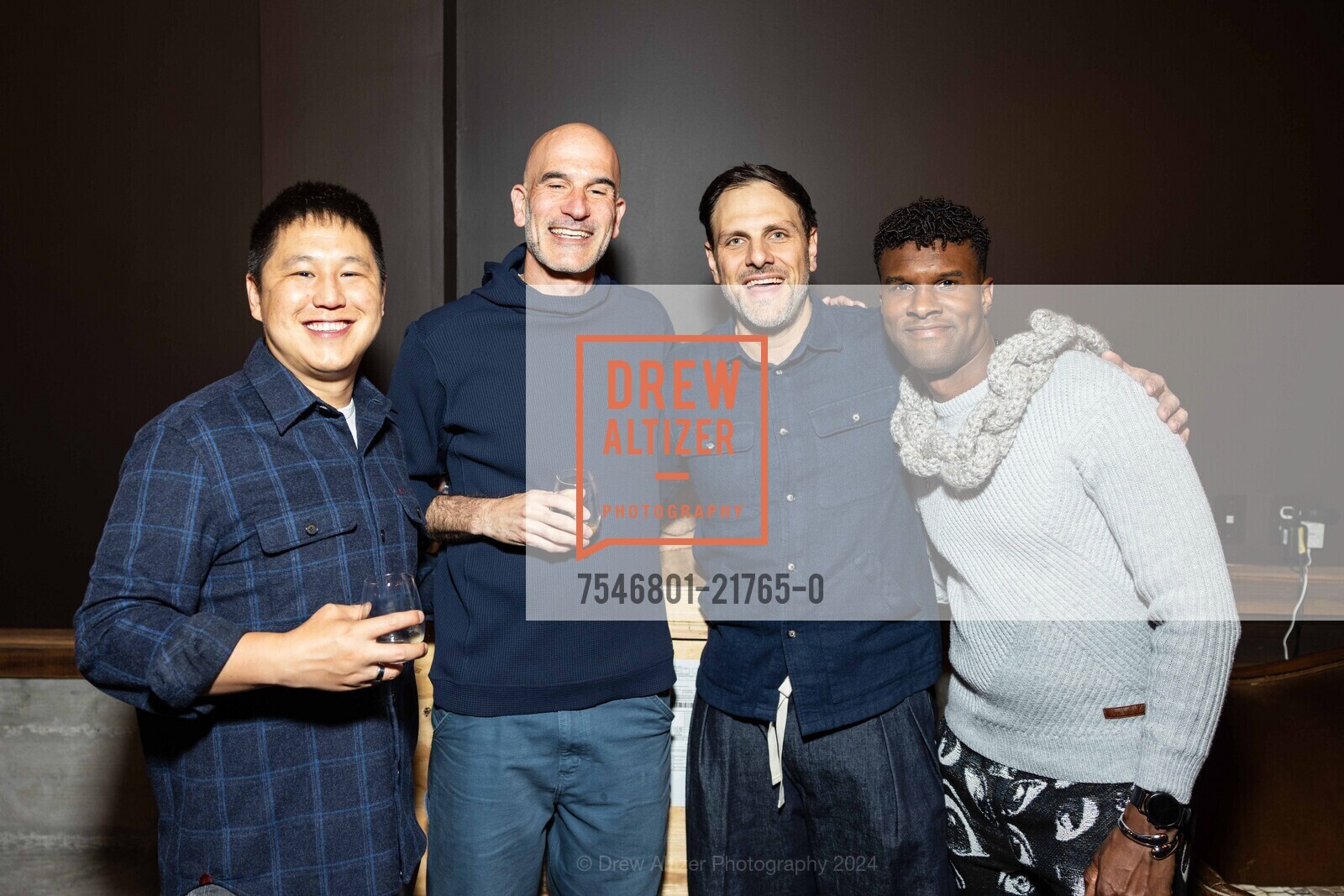 Kai Chen, Jeff Castle, Daniel Helmhold, Serge Gay Jr., Noz Nozawa x Corbett Lighting Launch, Noz Design. 657 Fillmore St, SF, CA 94117 US, June 20th, 2024, Photo #7546801-21765-0 Kai Chen, Jeff Castle, Daniel Helmhold, Serge Gay Jr., Photo #7546801-21765-0