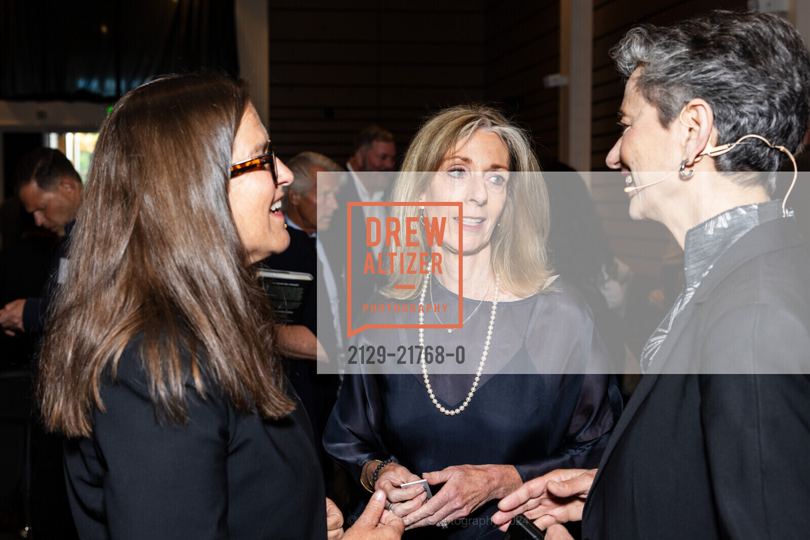 Annie Jacobsen, Terry Gamble Boyer, Barbara Slavin, Ploughshares’ Annual Gala, The Commonwealth Club. 110 The Embarcadero, SF, CA 94105 US, June 24th, 2024, Photo #2129-21768-0 Annie Jacobsen, Terry Gamble Boyer, Barbara Slavin, Photo #2129-21768-0