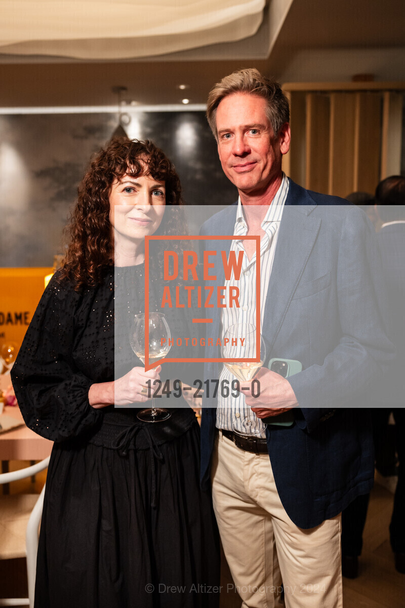 Kerry Diamond, Peter Langenstein, La Grande Dame by Veuve Clicquot hosts dinner with Atelier Crenn, Atelier Crenn. 3127 Fillmore St, SF, CA 94123 US, June 26th, 2024, Photo #1249-21769-0 Kerry Diamond, Peter Langenstein, Photo #1249-21769-0