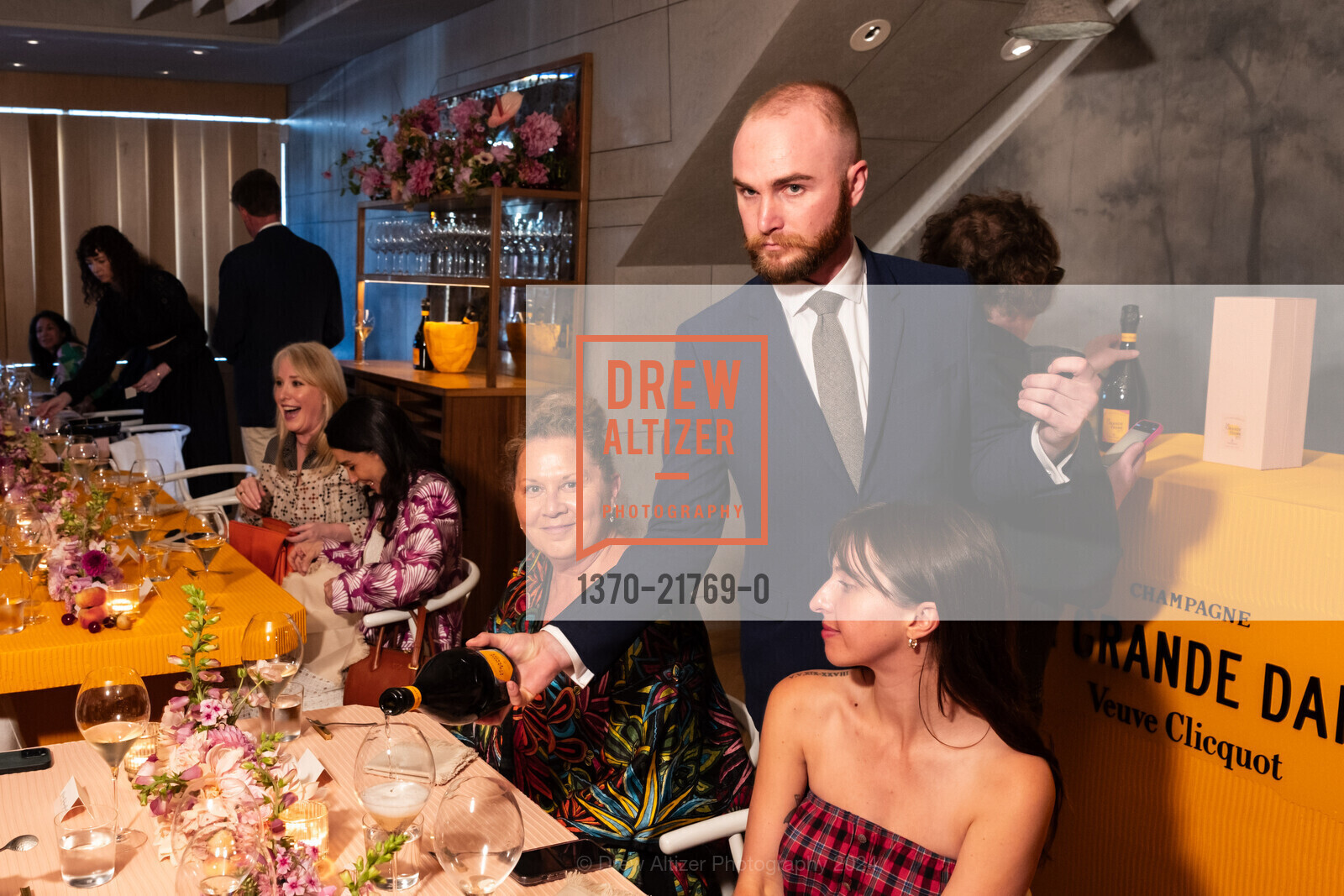 Regina Bustillos, Micah Boyle, La Grande Dame by Veuve Clicquot hosts dinner with Atelier Crenn, Atelier Crenn. 3127 Fillmore St, SF, CA 94123 US, June 26th, 2024, Photo #1370-21769-0 Regina Bustillos, Micah Boyle, Photo #1370-21769-0