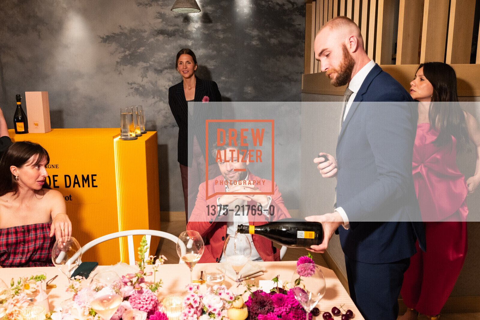 Micah Boyle, Brian Freedman, La Grande Dame by Veuve Clicquot hosts dinner with Atelier Crenn, Atelier Crenn. 3127 Fillmore St, SF, CA 94123 US, June 26th, 2024, Photo #1375-21769-0 Micah Boyle, Brian Freedman, Photo #1375-21769-0