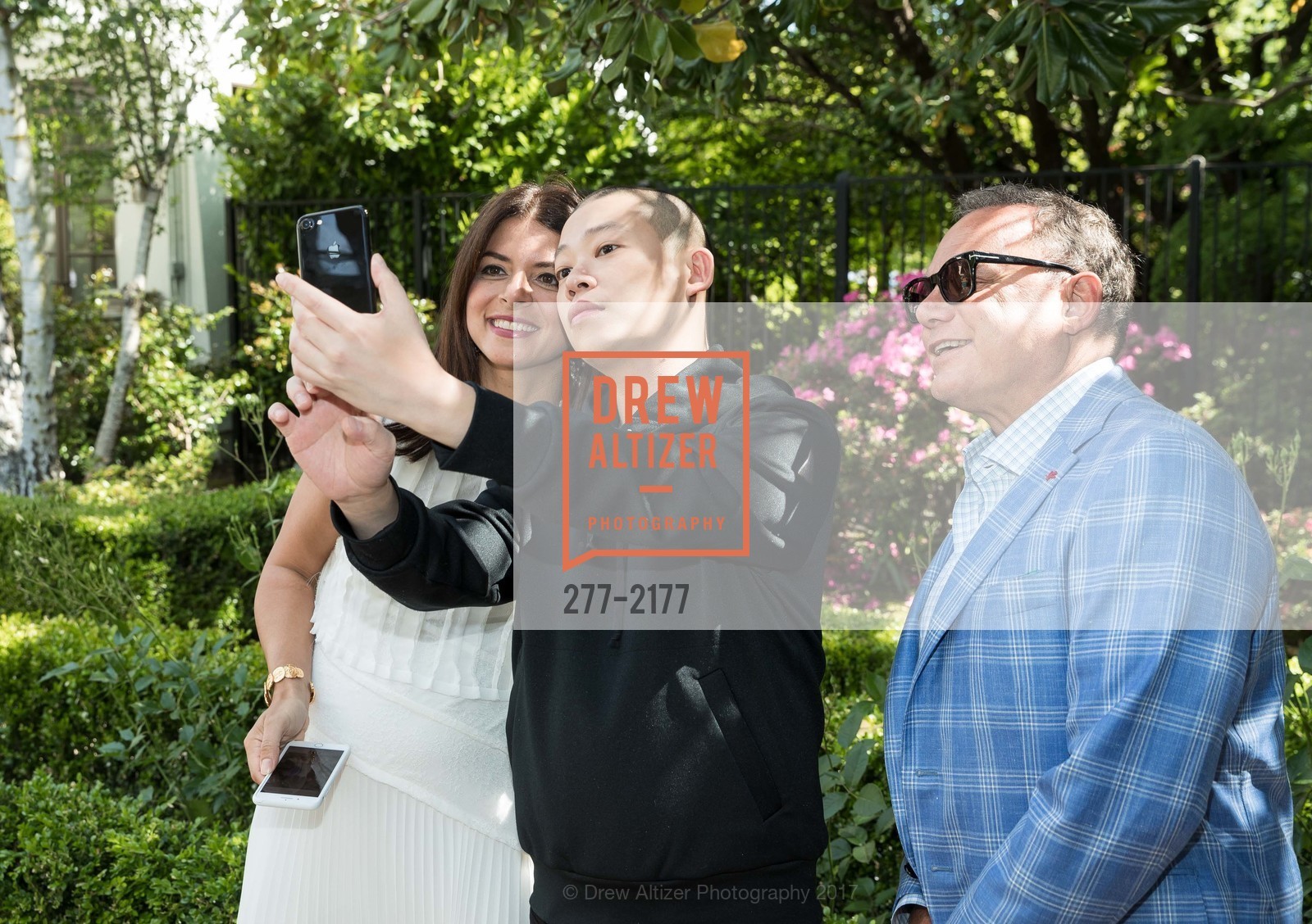 Jason Wu, Gloria Malouf, Sam Malouf, Parca Palm Beach Club 2017, Private Residence. 2181 Parkside Avenue, May 10th, 2017, Photo #277-2177 Jason Wu, Gloria Malouf, Sam Malouf, Photo #277-2177