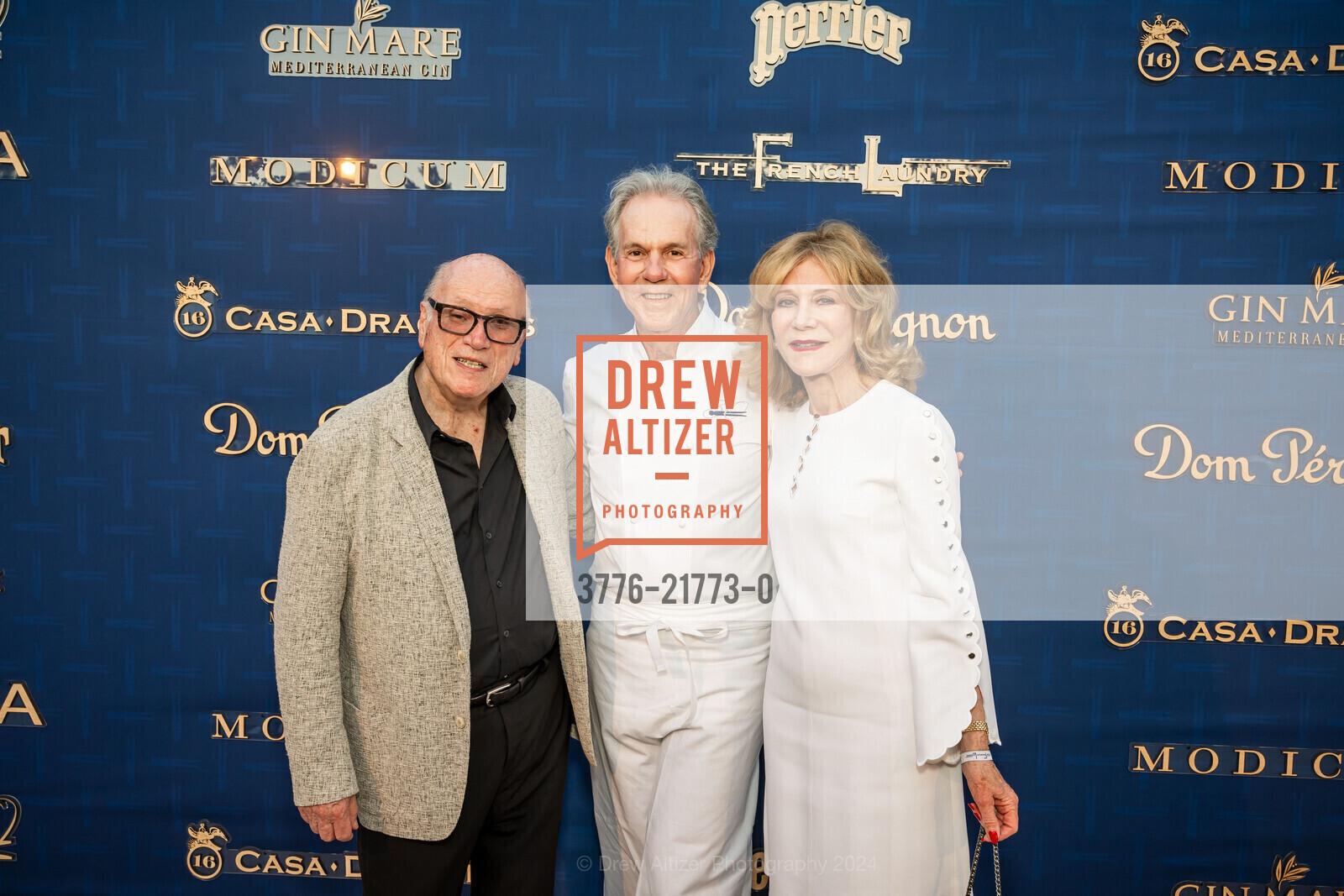 Harold Applebaum, Thomas Keller, Betsy Applebaum, THE FRENCH LAUNDRY'S 30th Anniversary Celebration, The French Laundry. 6640 Washington St, Yountville, CA 94599 US, July 6th, 2024, Photo #3776-21773-0 Harold Applebaum, Thomas Keller, Betsy Applebaum, Photo #3776-21773-0