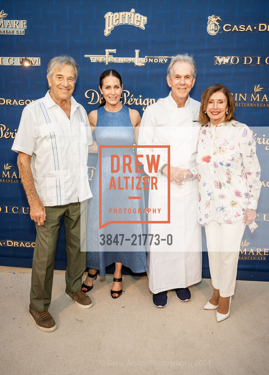 Paul Pelosi, Laura Cunningham, Thomas Keller, Nancy Pelosi, THE FRENCH LAUNDRY'S 30th Anniversary Celebration, The French Laundry. 6640 Washington St, Yountville, CA 94599 US, July 6th, 2024, Photo #3847-21773-0 Paul Pelosi, Laura Cunningham, Thomas Keller, Nancy Pelosi, Photo #3847-21773-0