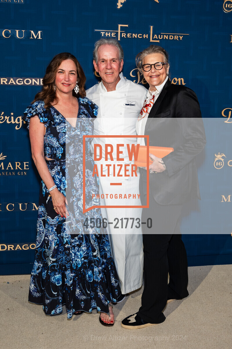Alexis Traina, Thomas Keller, Nena Woolworth, THE FRENCH LAUNDRY'S 30th Anniversary Celebration, The French Laundry. 6640 Washington St, Yountville, CA 94599 US, July 6th, 2024, Photo #4506-21773-0 Alexis Traina, Thomas Keller, Nena Woolworth, Photo #4506-21773-0