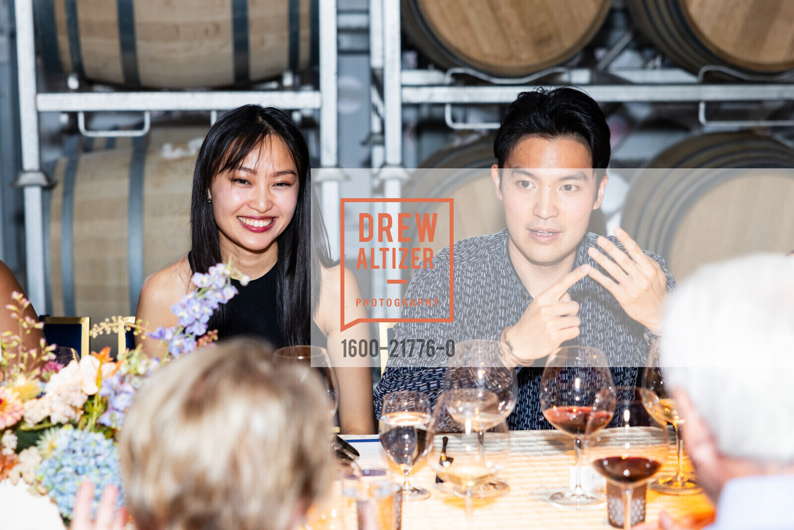 Areen Chen, Ray Chen, Founders' Dinner for Festival Napa Valley 2024, The Donum Estate. 24500 Ramal Rd, Sonoma, CA 95476 US, July 12th, 2024, Photo #1600-21776-0 Areen Chen, Ray Chen, Photo #1600-21776-0